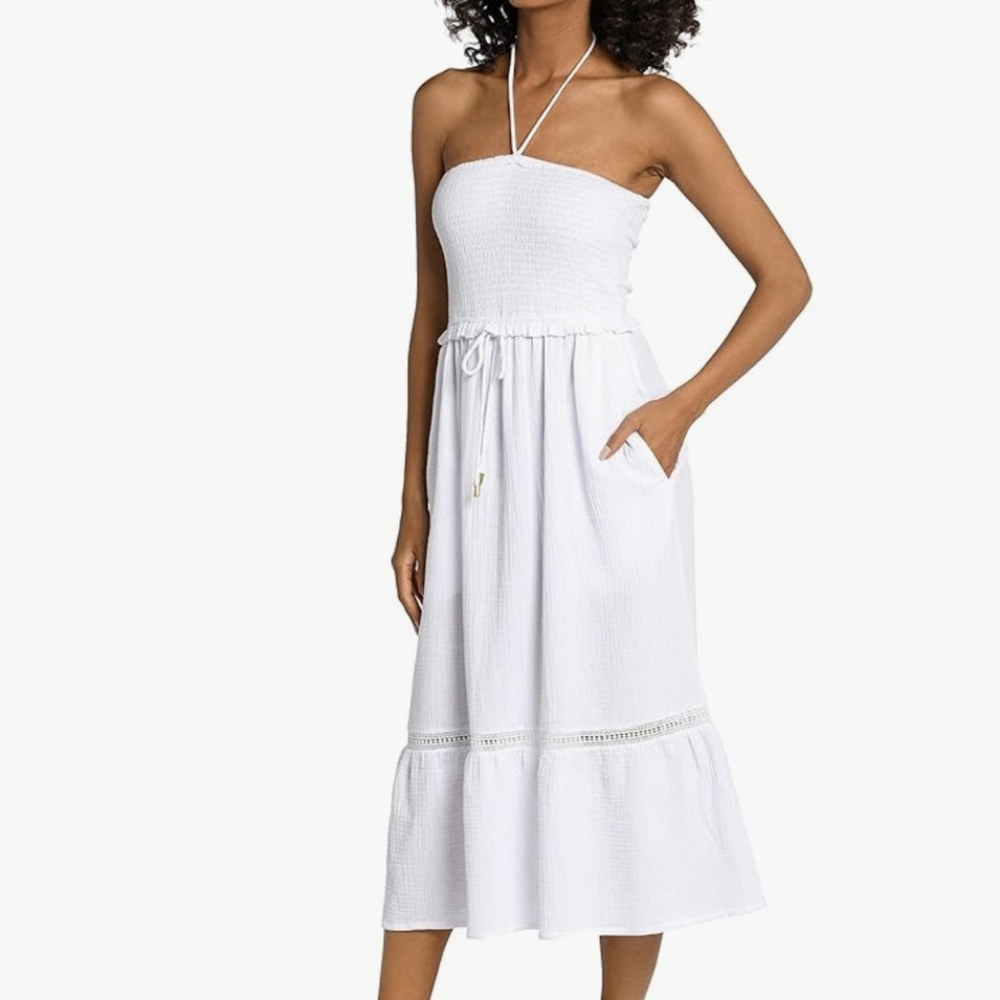 La Blanca Women's Midi Dress Swimsuit Cover Up